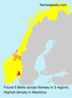 Surname Bellis in Norway Surname Bellis in Norway