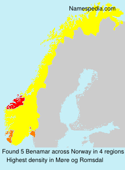 Surname Benamar in Norway Surname Benamar in Norway
