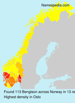 Surname Bengtson in Norway Surname Bengtson in Norway