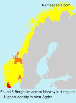 Surname Bergholm in Norway Surname Bergholm in Norway