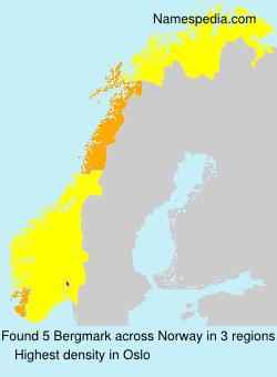 Surname Bergmark in Norway Surname Bergmark in Norway