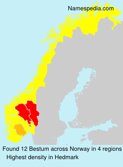 Surname Bestum in Norway
