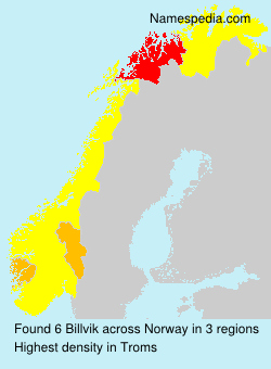 Surname Billvik in Norway Surname Billvik in Norway