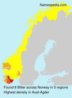 Surname Bitter in Norway Surname Bitter in Norway