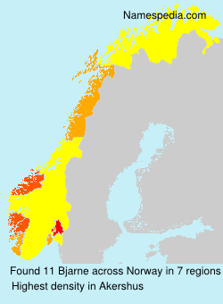 Surname Bjarne in Norway Surname Bjarne in Norway