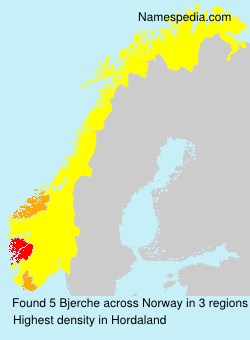 Surname Bjerche in Norway Surname Bjerche in Norway