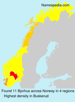 Surname Bjorhus in Norway Surname Bjorhus in Norway