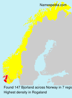 Surname Bjorland in Norway Surname Bjorland in Norway