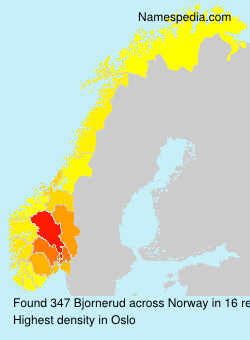 Surname Bjornerud in Norway Surname Bjornerud in Norway