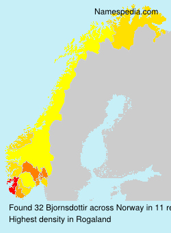Surname Bjornsdottir in Norway Surname Bjornsdottir in Norway