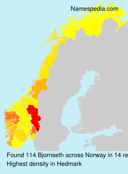 Surname Bjornseth in Norway Surname Bjornseth in Norway