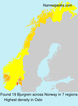 Surname Bjurgren in Norway Surname Bjurgren in Norway