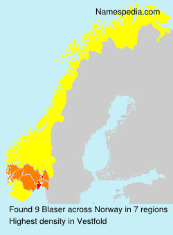 Surname Blaser in Norway Surname Blaser in Norway