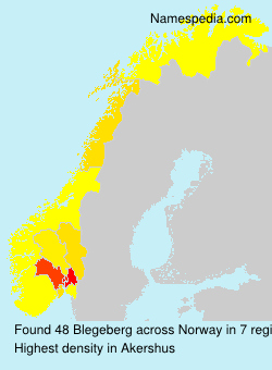 Surname Blegeberg in Norway Surname Blegeberg in Norway