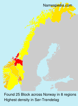 Surname Block in Norway Surname Block in Norway