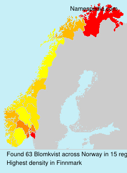 Surname Blomkvist in Norway Surname Blomkvist in Norway