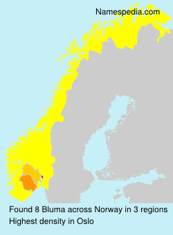 Surname Bluma in Norway Surname Bluma in Norway
