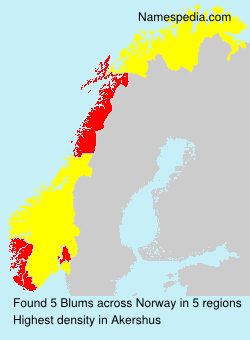 Surname Blums in Norway Surname Blums in Norway