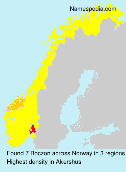 Surname Boczon in Norway Surname Boczon in Norway