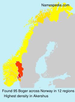 Surname Boger in Norway Surname Boger in Norway
