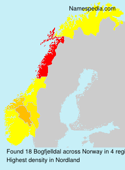 Surname Bogfjelldal in Norway Surname Bogfjelldal in Norway