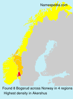 Surname Bogsrud in Norway Surname Bogsrud in Norway