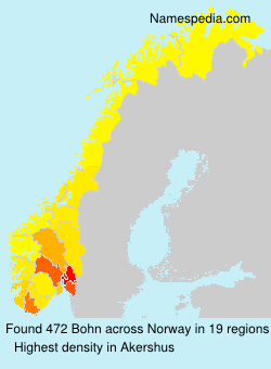 Surname Bohn in Norway Surname Bohn in Norway