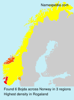 Surname Bojda in Norway Surname Bojda in Norway