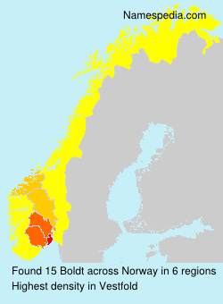 Surname Boldt in Norway Surname Boldt in Norway