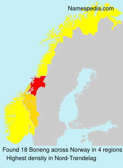 Surname Boneng in Norway Surname Boneng in Norway