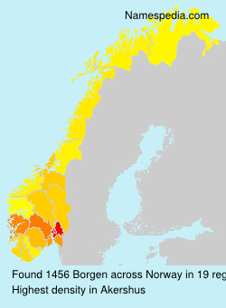 Surname Borgen in Norway Surname Borgen in Norway