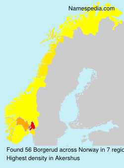 Surname Borgerud in Norway Surname Borgerud in Norway