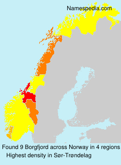 Surname Borgfjord in Norway Surname Borgfjord in Norway