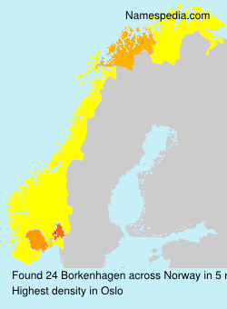 Surname Borkenhagen in Norway Surname Borkenhagen in Norway