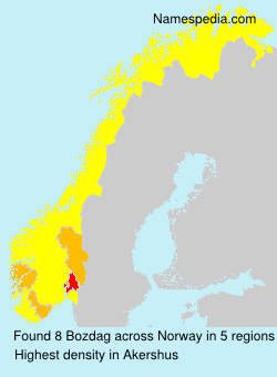 Surname Bozdag in Norway Surname Bozdag in Norway