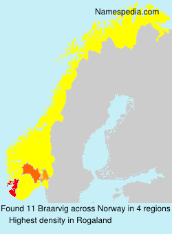 Surname Braarvig in Norway Surname Braarvig in Norway