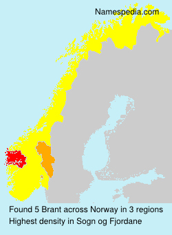 Surname Brant in Norway Surname Brant in Norway