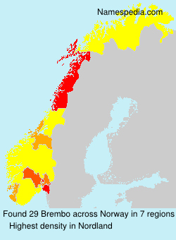 Surname Brembo in Norway Surname Brembo in Norway