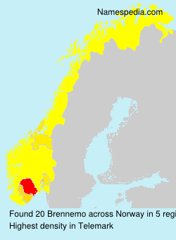 Surname Brennemo in Norway Surname Brennemo in Norway