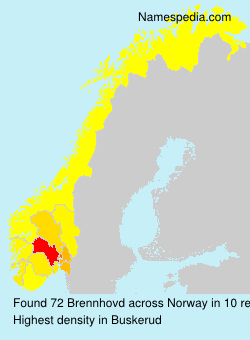 Surname Brennhovd in Norway Surname Brennhovd in Norway