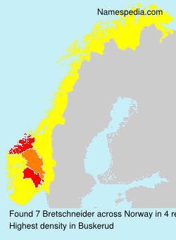 Surname Bretschneider in Norway Surname Bretschneider in Norway