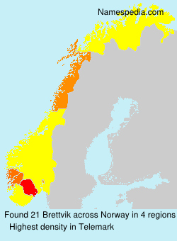 Surname Brettvik in Norway Surname Brettvik in Norway
