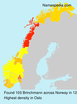 Surname Brinchmann in Norway Surname Brinchmann in Norway