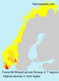 Surname Briseid in Norway Surname Briseid in Norway