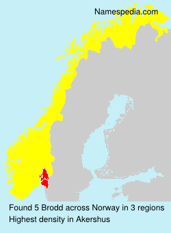 Surname Brodd in Norway Surname Brodd in Norway