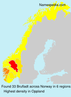 Surname Brufladt in Norway Surname Brufladt in Norway