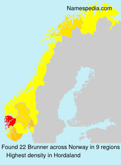 Surname Brunner in Norway Surname Brunner in Norway