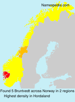 Surname Bruntvedt in Norway Surname Bruntvedt in Norway