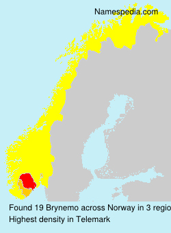 Surname Brynemo in Norway
