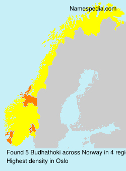 Surname Budhathoki in Norway Surname Budhathoki in Norway
